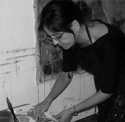 Isabel Fuster, Técnica mixta sobre el papel