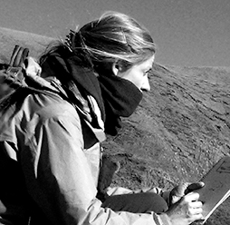 Lourdes Castro Ceron, La materia: Un vículo entre el viaje y la pintura​